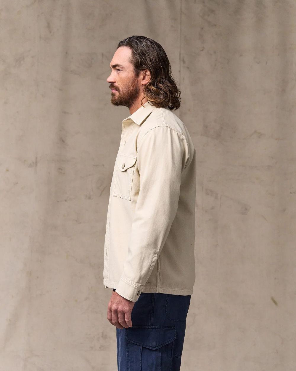 filson field jac shirt washed oatmeal