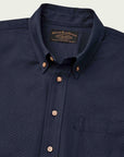 filson iron cloth oxford shirt navy