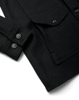 filson mackinaw wool cruiser jacket dark navy solid