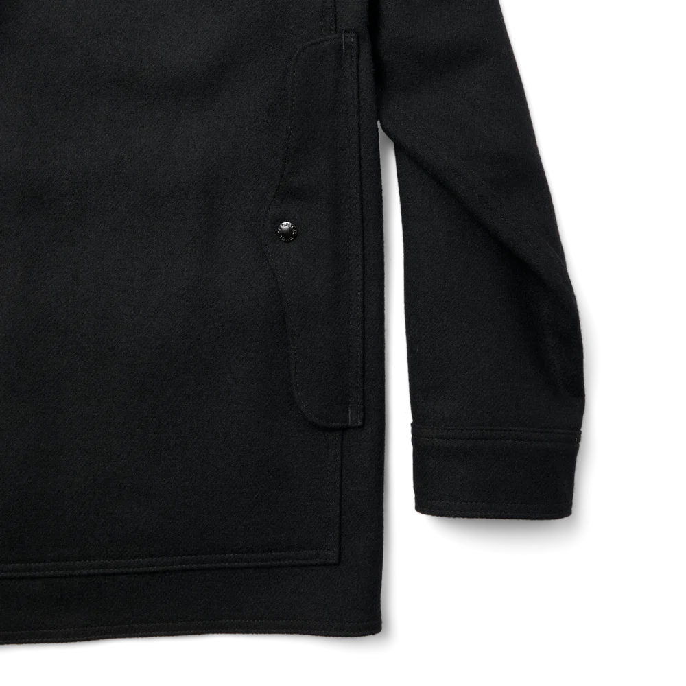 filson mackinaw wool cruiser jacket dark navy solid