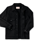 filson mackinaw wool cruiser jacket dark navy solid