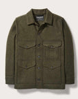 filson mackinaw wool cruiser jacket forest green