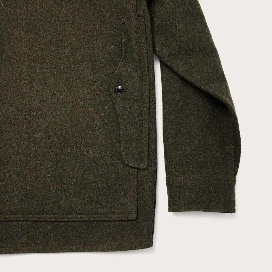filson mackinaw wool cruiser jacket forest green
