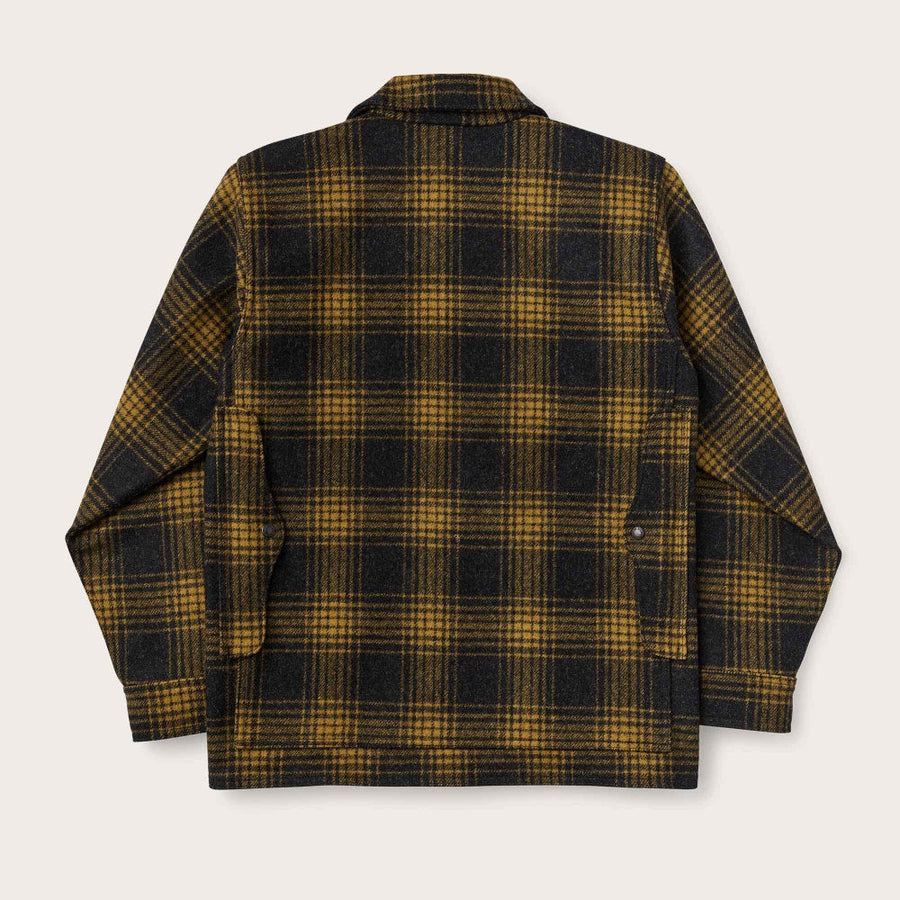 filson mackinaw wool cruiser jacket gold ochre ombre