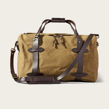 filson rugged twill medium duffle bag tan