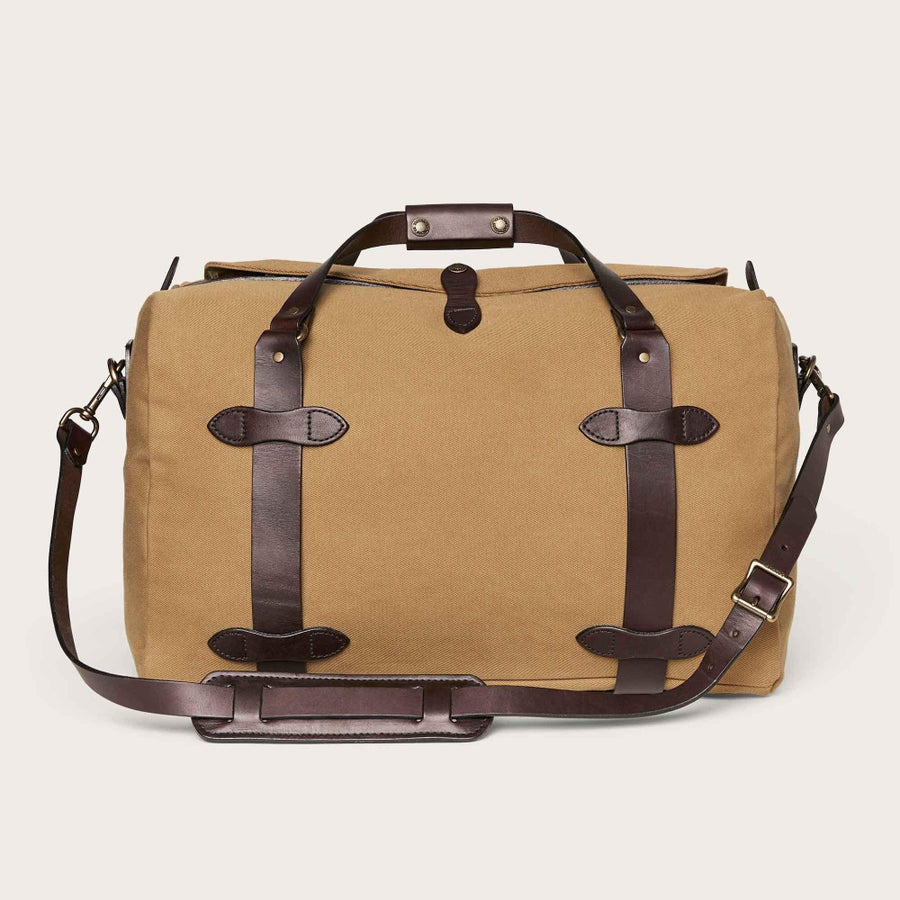 filson rugged twill medium duffle bag tan