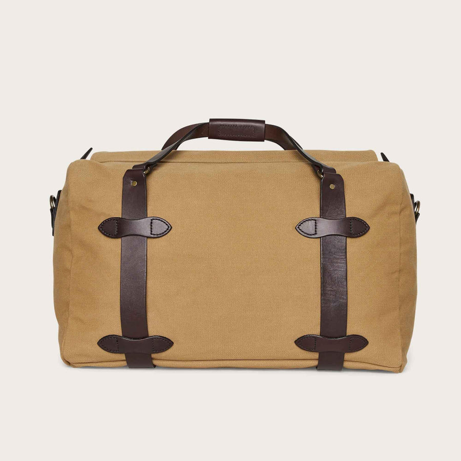 filson rugged twill medium duffle bag tan