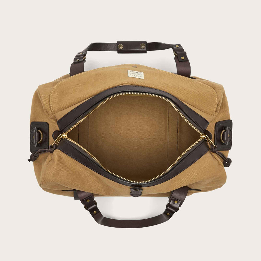 filson rugged twill medium duffle bag tan