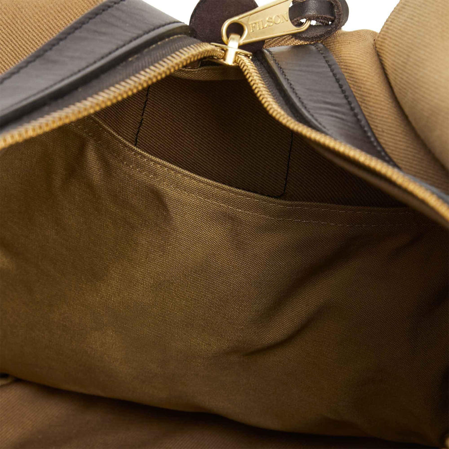 filson rugged twill medium duffle bag tan