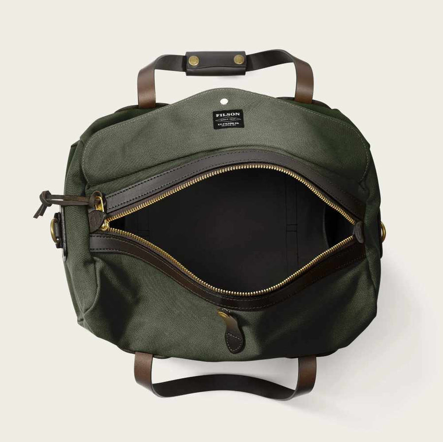 filson small rugged twill duffle bag otter green