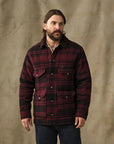 filson spokane insultaed cruiser jacket port black plaid