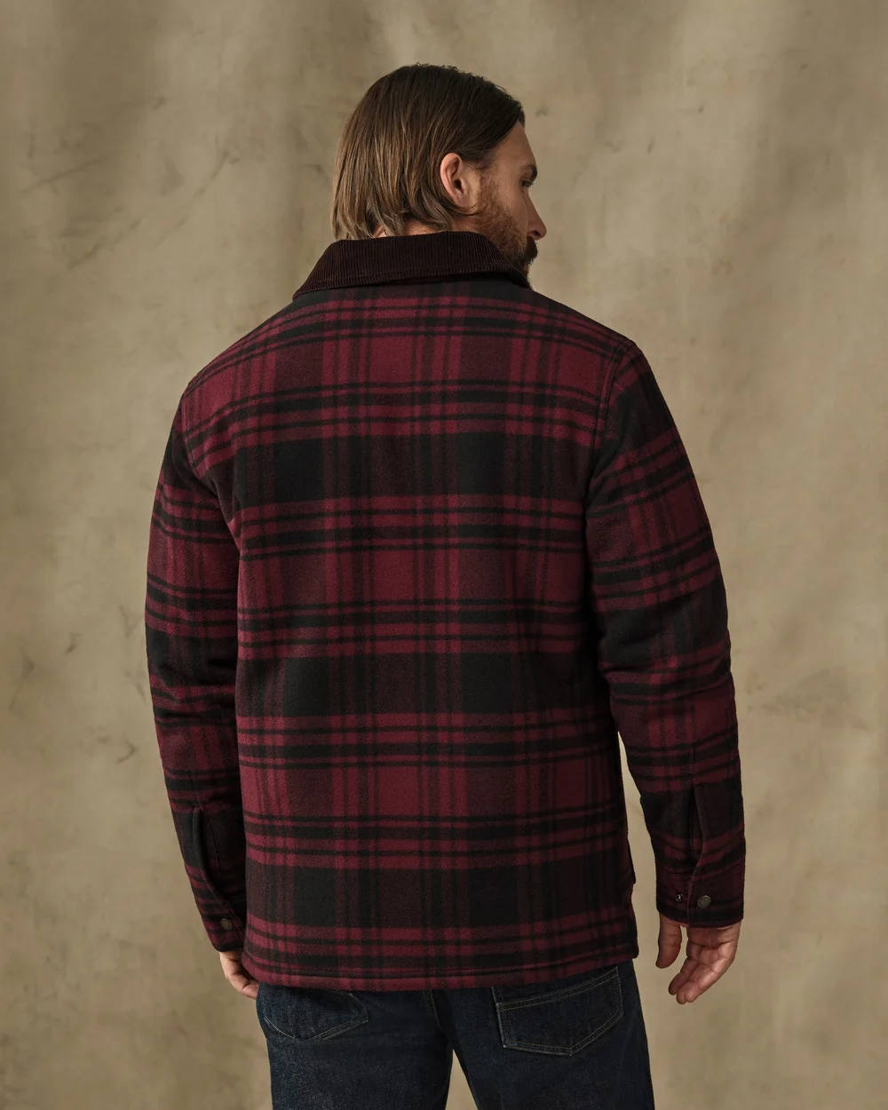 filson spokane insultaed cruiser jacket port black plaid