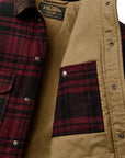 filson spokane insultaed cruiser jacket port black plaid