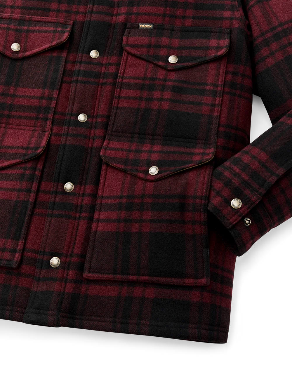 filson spokane insultaed cruiser jacket port black plaid