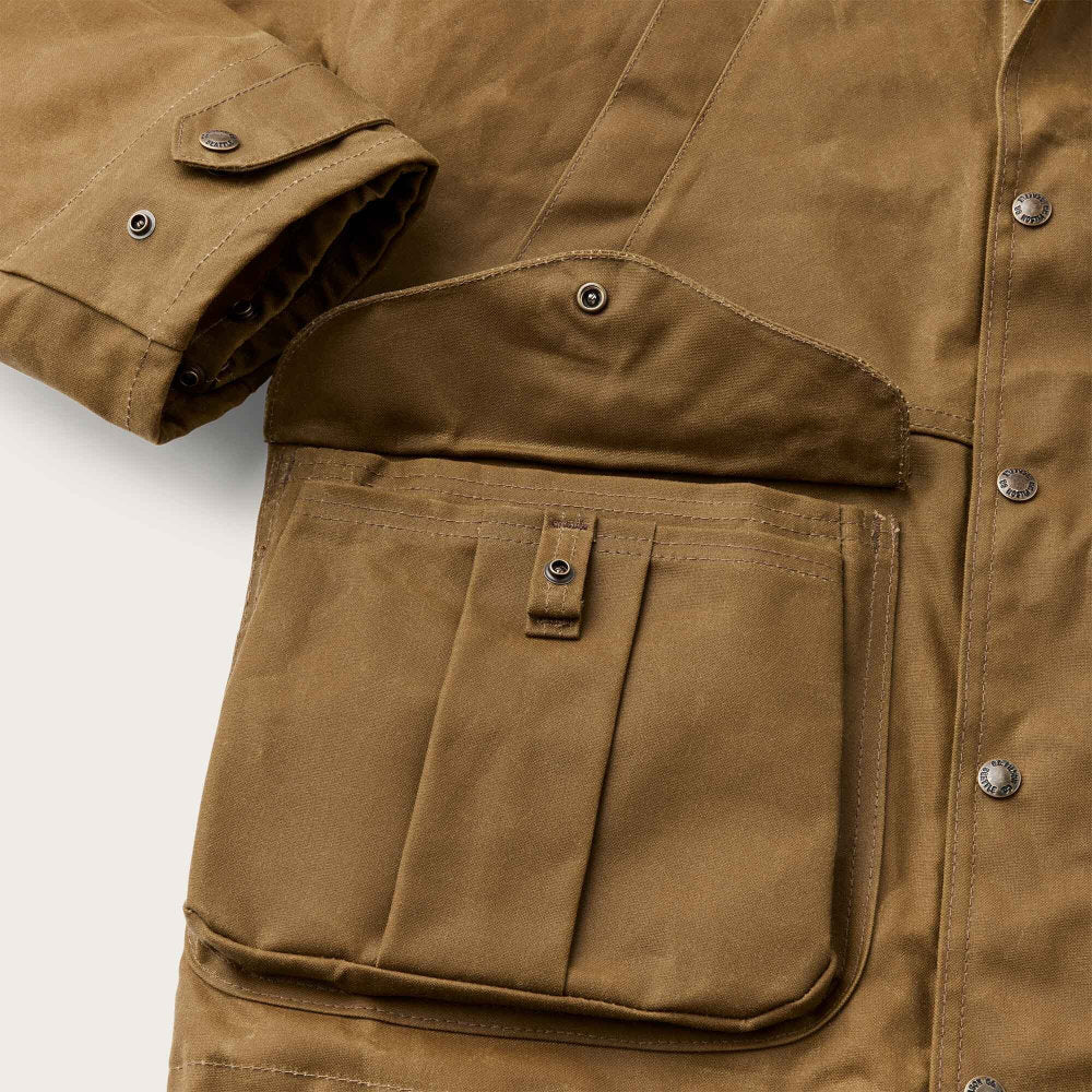 filson tin cloth field jacket dark tan – www.sublime.bz