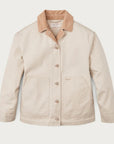 filson womens canvas barn coat feather grey