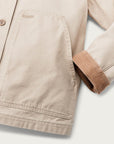 filson womens canvas barn coat feather grey