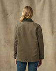 filson womens canvas barn coat marsh olive