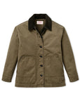 filson womens canvas barn coat marsh olive