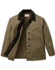 filson womens canvas barn coat marsh olive