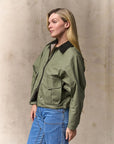 filson womens ranger short work jacket slate olive
