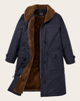 filson womens harbor front trench coat blue