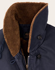 filson womens harbor front trench coat blue