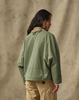 filson womens shelter cloth short work jacket sage olive