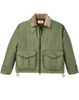 filson womens shelter cloth short work jacket sage olive