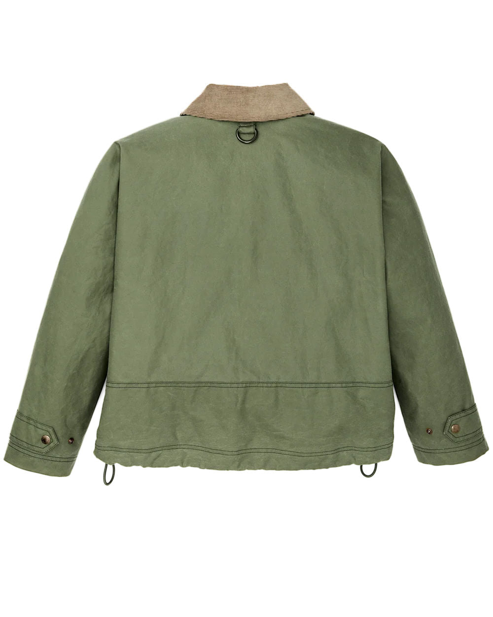 filson womens shelter cloth short work jacket sage olive