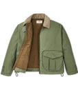 filson womens shelter cloth short work jacket sage olive
