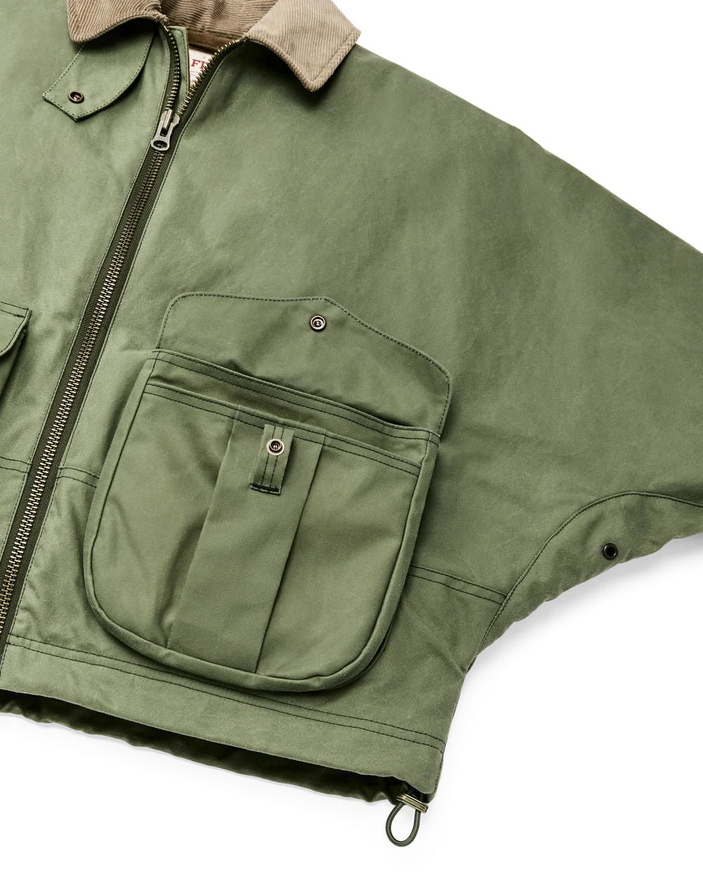 filson womens shelter cloth short work jacket sage olive