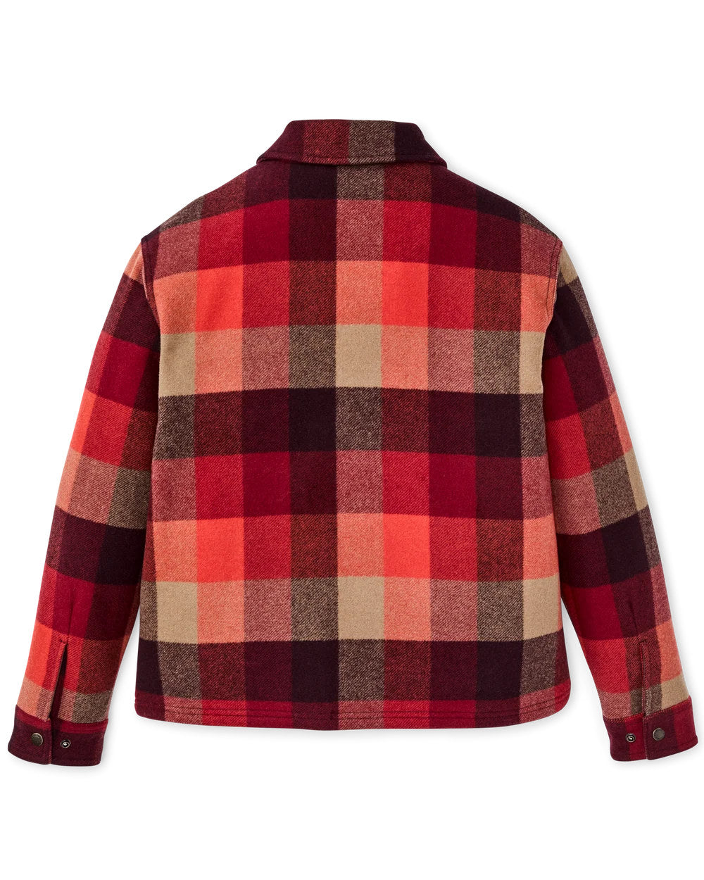 filson womens spokane insulated jacket red burgundy plaid