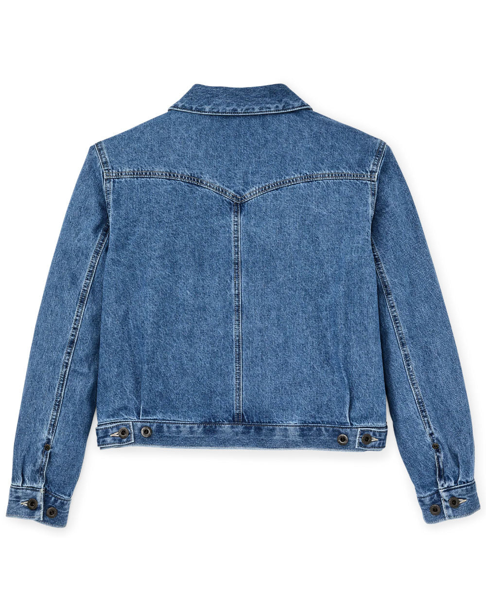 filson womens western denim jacket light indigo