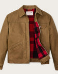 filson x wrangler adventure jacket tan