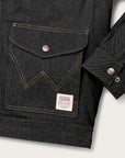 filson x wrangler denim work jacket indigo