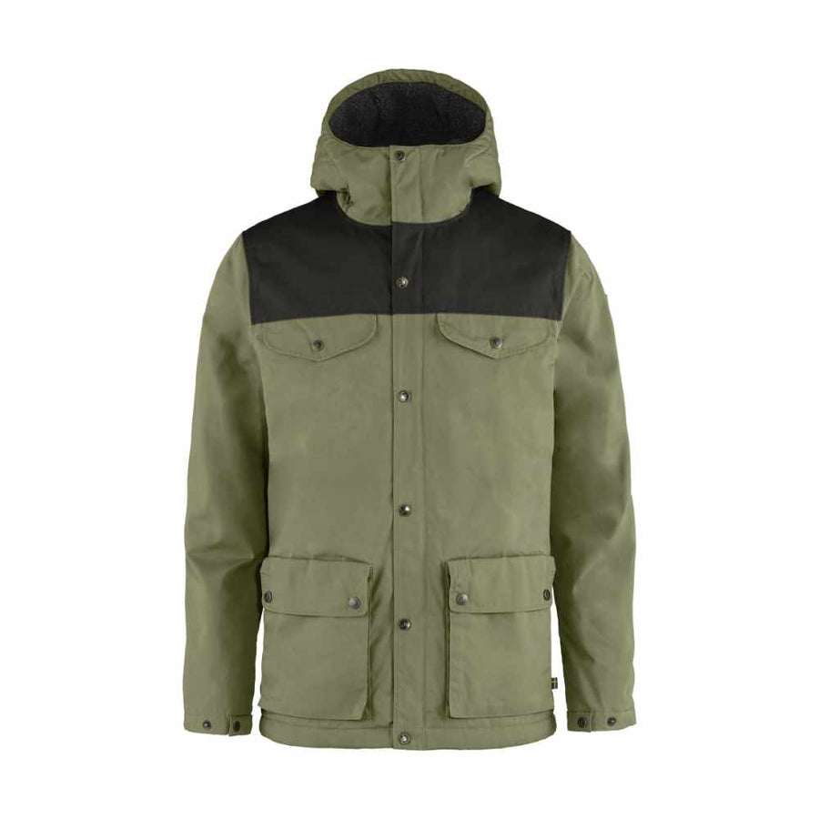 fjallraven greenland winter jacket m green dark grey