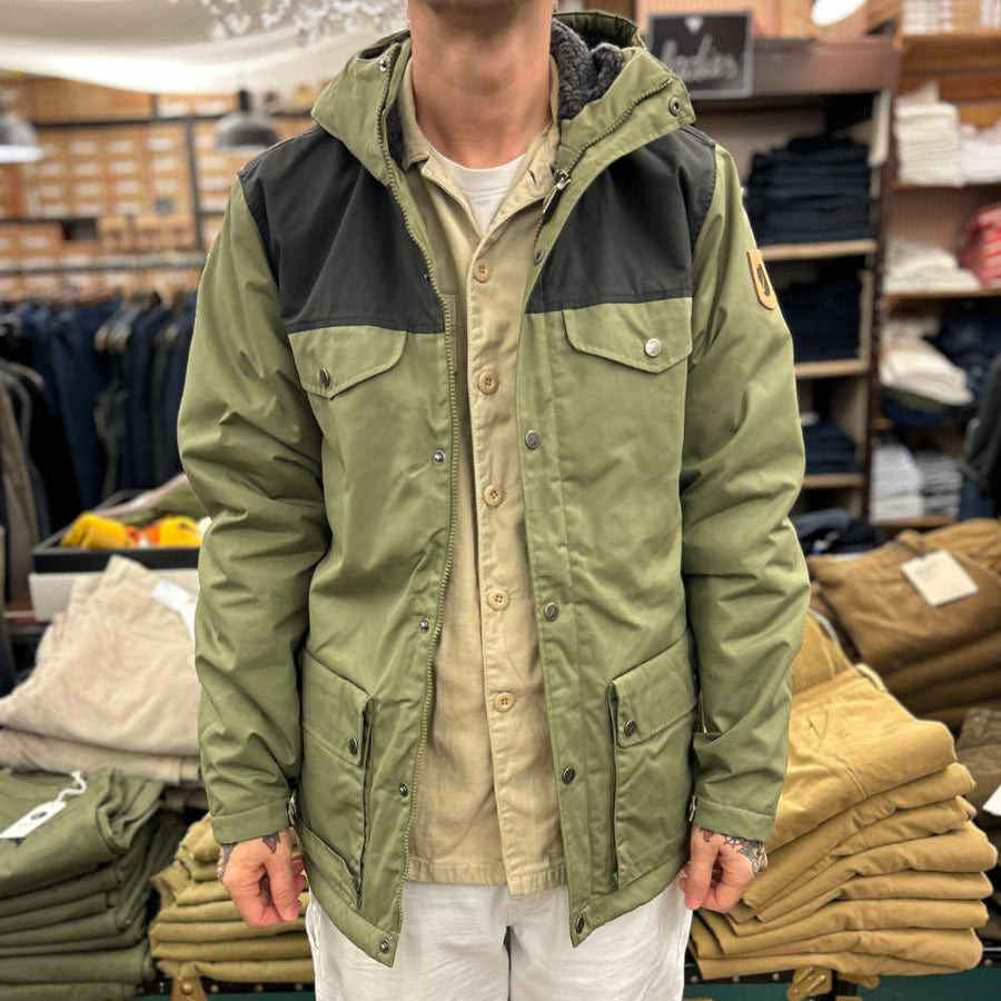fjallraven greenland winter jacket m gren dark grey