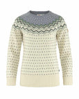 fjallraven ovik women knit sweater chalk white flint grey (LAST SIZE MEDIUM)