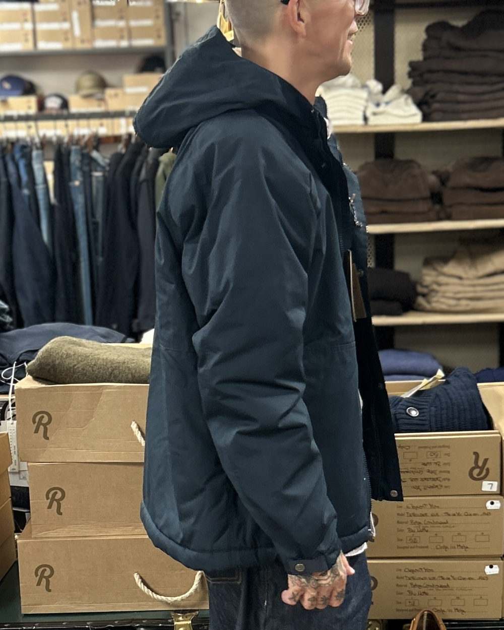 fjallraven vardag g1000 pile jacket dark navy