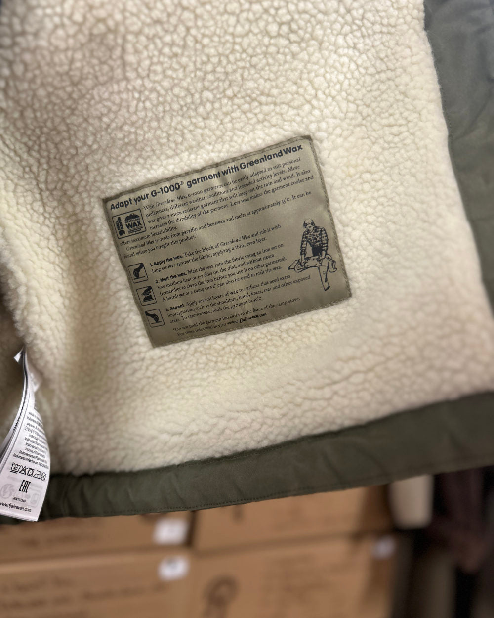 fjallraven vardag g1000 pile jacket green