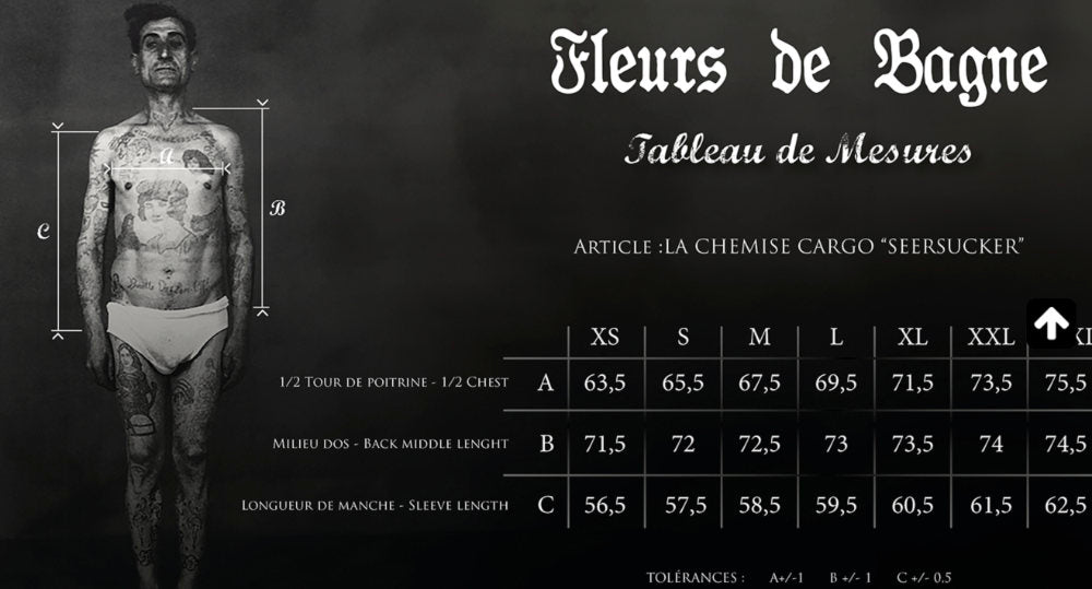 fleurs de bagne la chemise cargo seersucker kaki