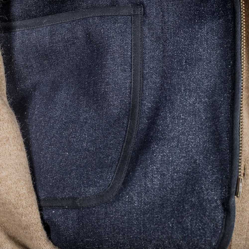 fleurs de bagne le gilet discipline denim 13oz