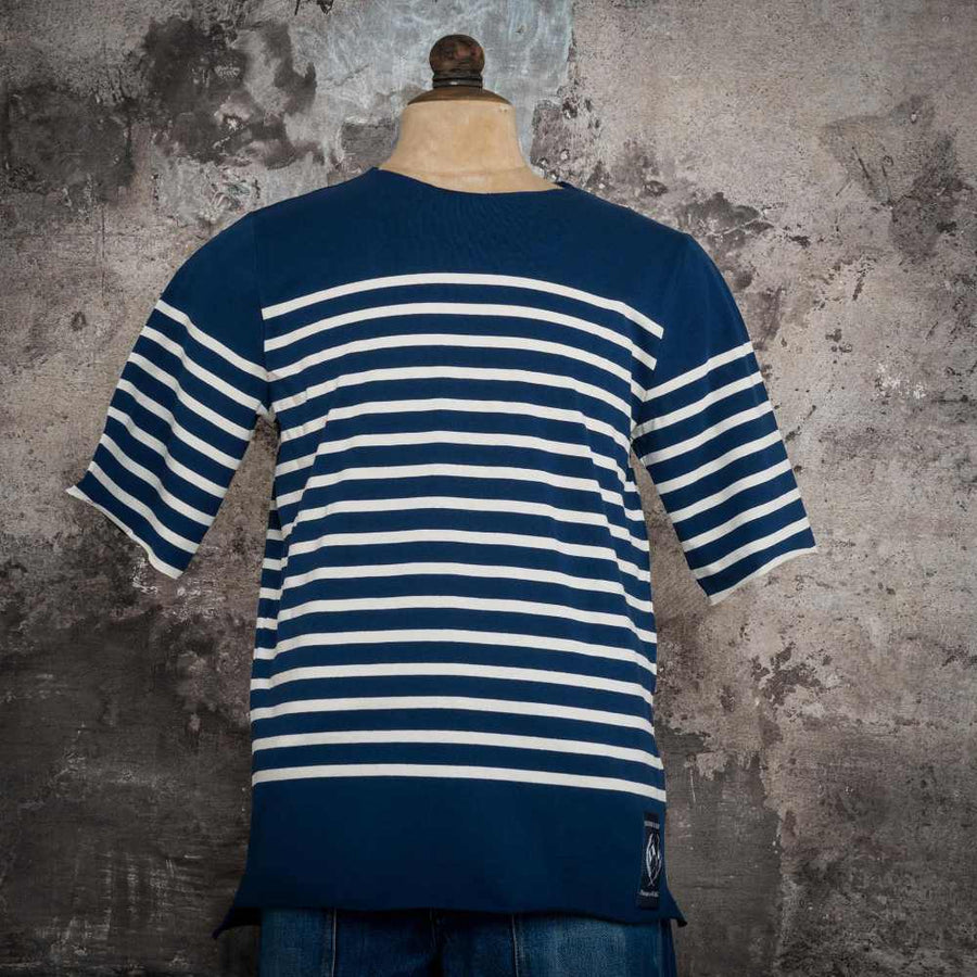 fleurs de bagne la mariniere toulon short sleeves navy natural