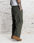 fleurs de bagne le pantalon le nervi seersucker kaki