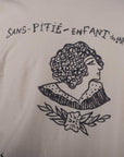 fleurs de bagne t-shirt long sleeve mariniere vieille ecole full printed bousilles naturel