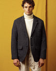 east harbour surplus freeport 766 blazer jacket grey