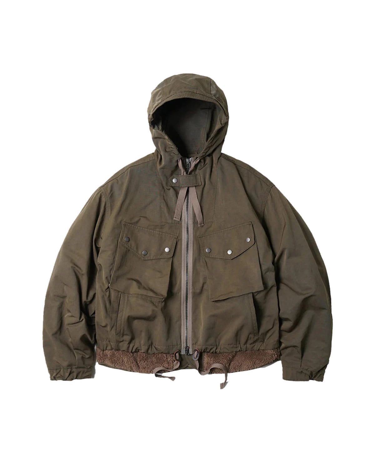 frizmworks smock hooded parka olive