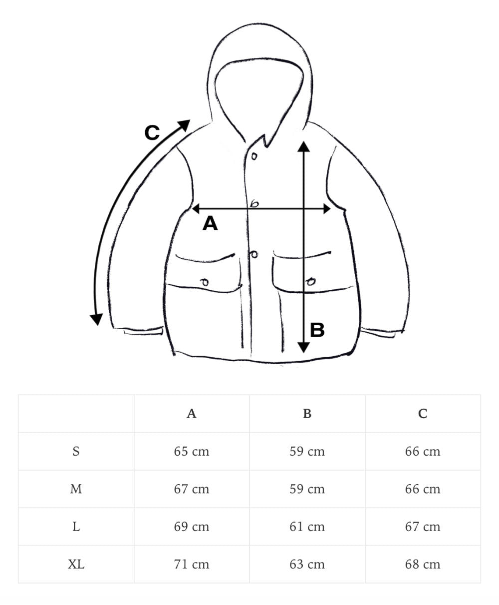 frizmworks smock hooded parka olive