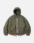 frizmworks smock hooded parka olive